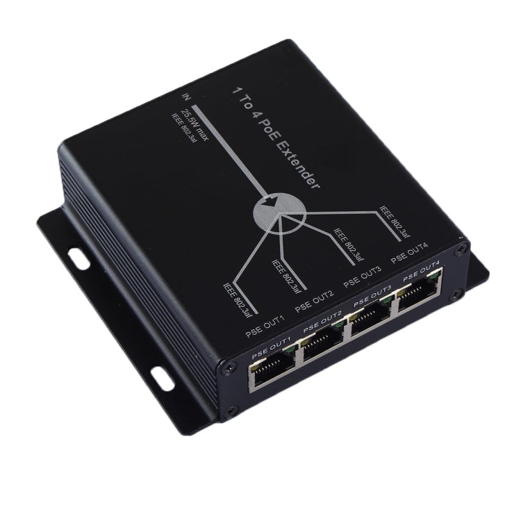 4CH IP Camera POE Extender 1 into 4 Output 4CH IP Camera POE Extender 1 into 4 Output